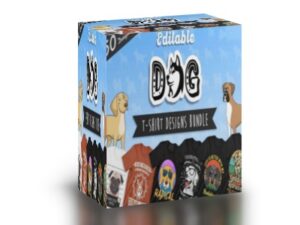 Dog T-Shirt Designs Bundle, 50 Premium Designs